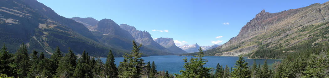 Glacier Park panoramic image